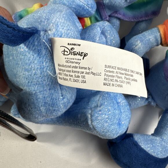 Disney Rainbow Pride Plush Plushies Set of 4 NWOT Pluto Minnie Donald Daisy - Picture 6 of 11